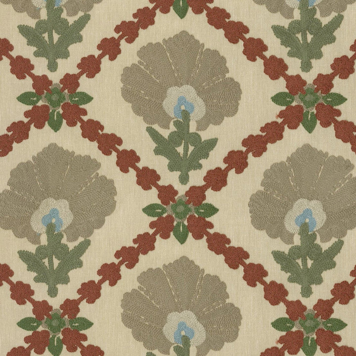 S6149 Harvest by Greenhouse Designer Fabric 68% Polyester, 21% Linen, 11% Cotton With 100% Cotton Embroidery India 9,000 </p><p>Repeat: 10.7" H, 9.4" V 55" - Swanky Fabrics -