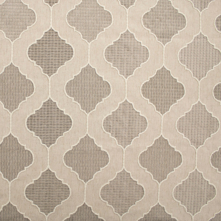 S6215 Linen by Greenhouse Designer Fabric 60% Polyester, 40% Cotton With 100% Cotton Embroidery India Drapery </p><p>Repeat: 6.75" H, 6.188" V 54" - Swanky Fabrics -