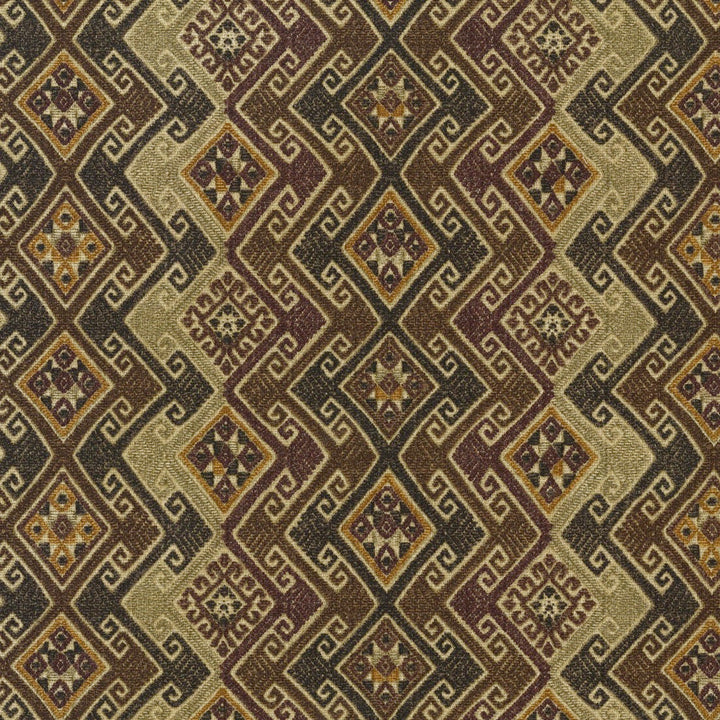 S6228 French Roast by Greenhouse Designer Fabric 100% Cotton Peru 24,000 </p><p>Repeat: 13.5" H, 6.3" V 54" - Swanky Fabrics -