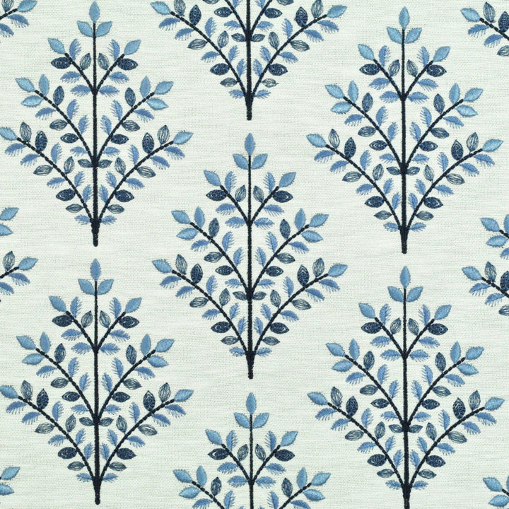 S6230 Porcelain by Greenhouse Designer Fabric 71% Polyester, 29% Cotton With 100% Polyester Embroidery India 9,000 </p><p>Repeat: 7.5" H, 6.5" V 52" - Swanky Fabrics -