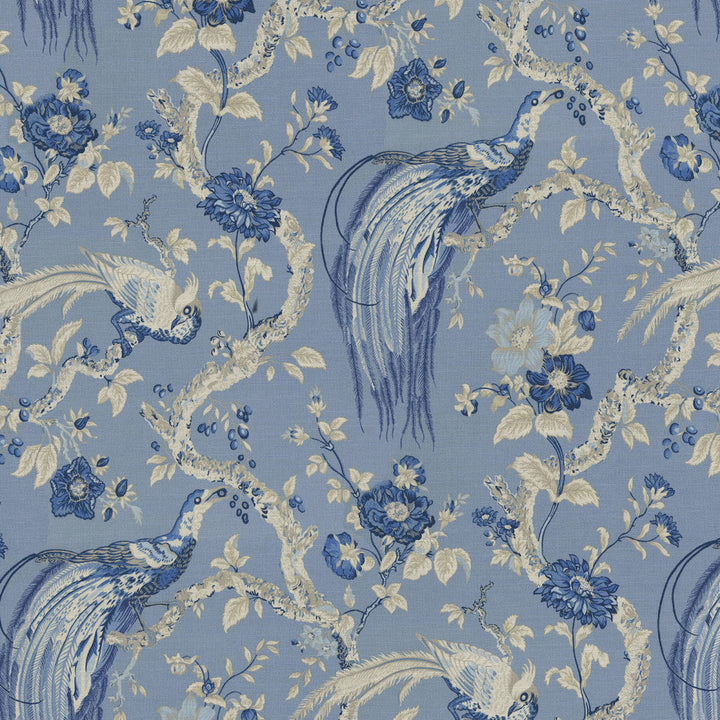 S6244 Larkspur by Greenhouse Designer Fabric 100% Cotton China 31,000 </p><p>Repeat: 13.5" H, 32" V 54" - Swanky Fabrics -