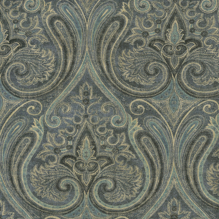S6262 Ink by Greenhouse Designer Fabric 75% Cotton, 25% Linen Pakistan 27,000 </p><p>Repeat: 13.5" H, 18" V 54" - Swanky Fabrics -