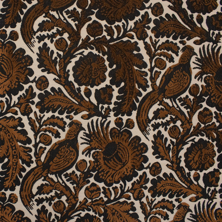 S6369 Nutmeg by Greenhouse Designer Fabric 67% Viscose, 33% Polyester India 20,000 </p><p>Repeat: 28.5" H, 21.5" V 54" - Swanky Fabrics -