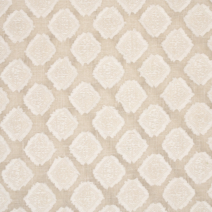 S6393 Natural by Greenhouse Designer Fabric 86% Cotton, 14% Polyester India DRAPERY </p><p>Repeat: 1.1" H, 1.9" V 55" - Swanky Fabrics -