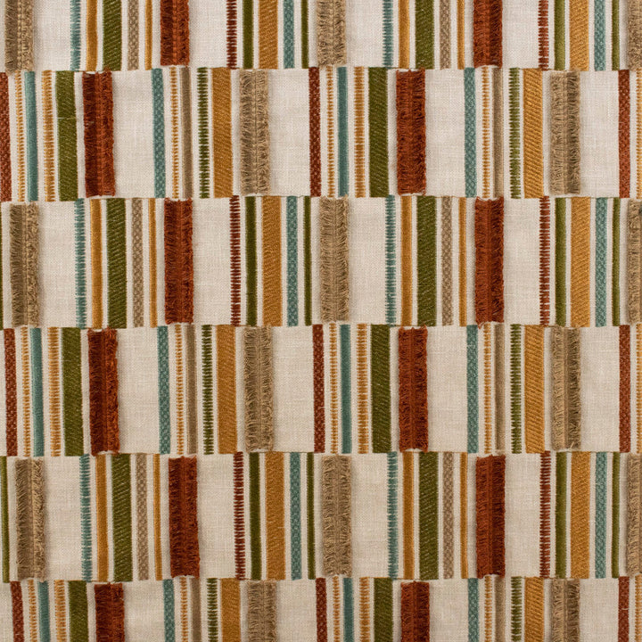 S6406 Spice by Greenhouse Designer Fabric 50% Cotton, 50% Polyester With 100% Polyester Embroidery India 9,000 </p><p>Repeat: 7.5" H, 6.5" V 52" - Swanky Fabrics -