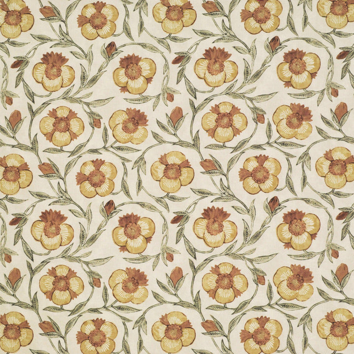 S6500 Turmeric by Greenhouse Designer Fabric 50% Cotton, 35% Viscose, 15% Linen India 51,000 </p><p>Repeat: 11" H, 10.75" V 55" - Swanky Fabrics -