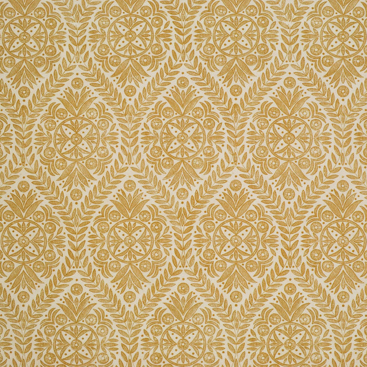 S6509 Mustard by Greenhouse Designer Fabric 50% Cotton, 35% Viscose, 15% Linen India 51,000 </p><p>Repeat: 7" H, 13.5" V 53" - Swanky Fabrics -