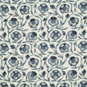 Greenhouse Fabric S6523 Blue Clay