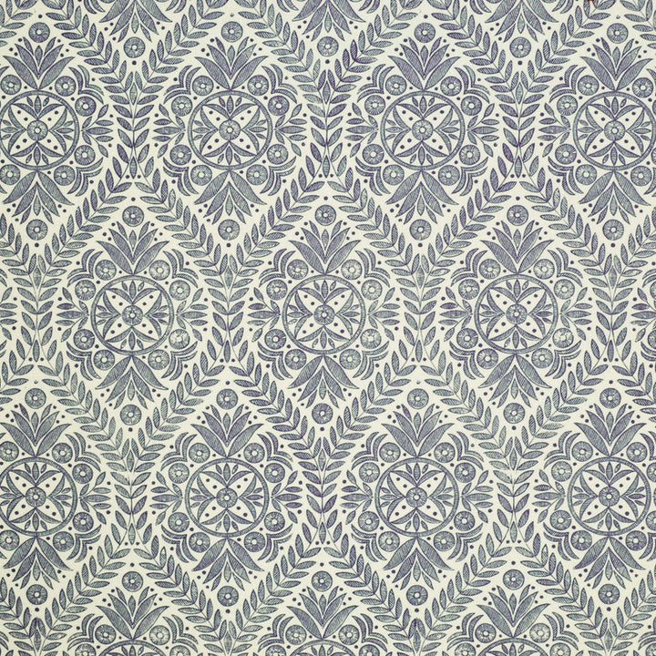 S6524 Cobalt by Greenhouse Designer Fabric 50% Cotton, 35% Viscose, 15% Linen India 51,000 </p><p>Repeat: 7" H, 13.5" V 53" - Swanky Fabrics -