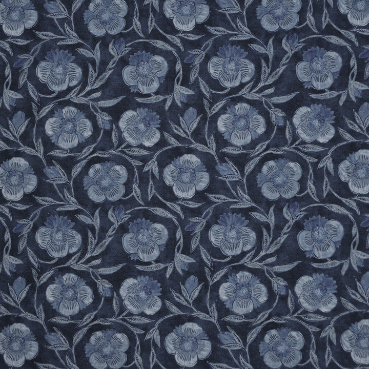 S6527 Indigo by Greenhouse Designer Fabric 50% Cotton, 35% Viscose, 15% Linen India 51,000 </p><p>Repeat: 11" H, 10.75" V 55" - Swanky Fabrics -