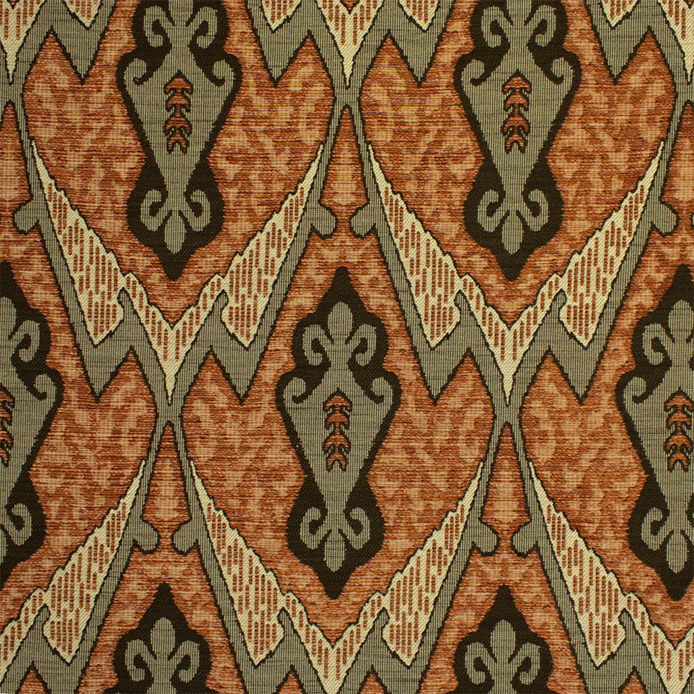 S6721 Sienna by Greenhouse Designer Fabric 65.99% Polyester, 18.70% Rayon, 15.31% Cotton USA 33,000 </p><p>Repeat: 14.5" H, 13.5" V 57" - Swanky Fabrics -