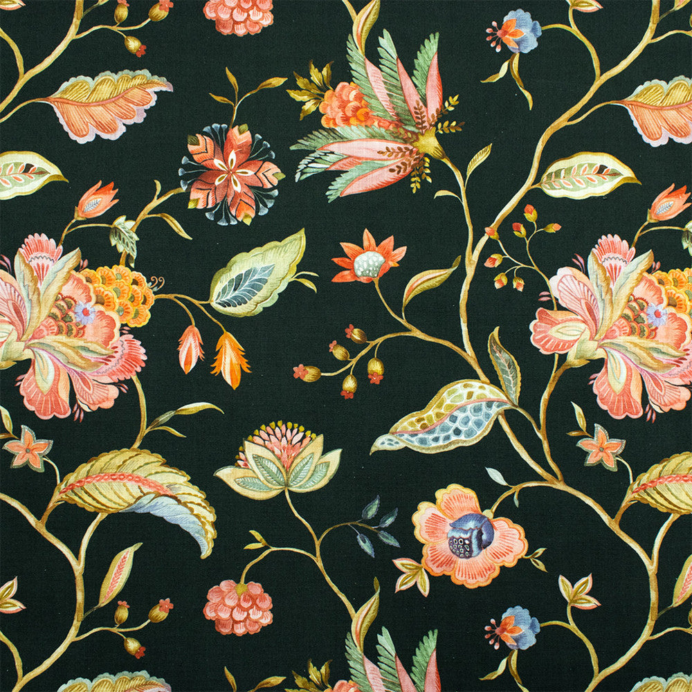 S6727 Shale by Greenhouse Designer Fabric 100% Cotton India 10,000 </p><p>Repeat: 27" H, 28.5" V 54" - Swanky Fabrics -