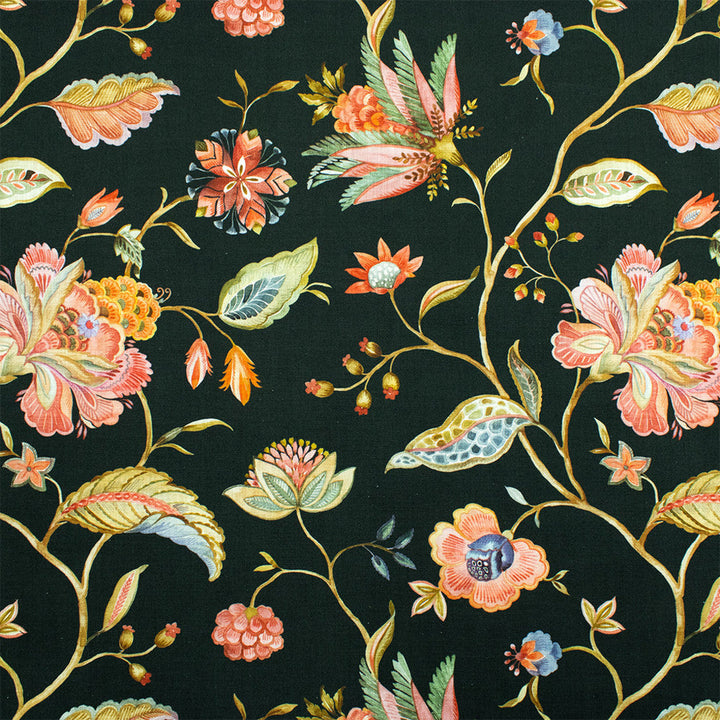S6727 Shale by Greenhouse Designer Fabric 100% Cotton India 10,000 </p><p>Repeat: 27" H, 28.5" V 54" - Swanky Fabrics -