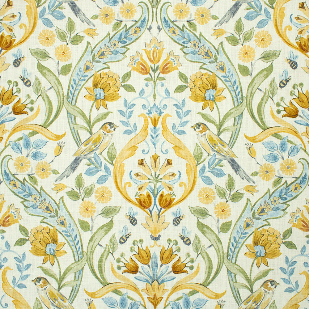 S6730 Honey by Greenhouse Designer Fabric 100% Cotton India 10,000 </p><p>Repeat: 27" H, 26.5" V 54" - Swanky Fabrics -