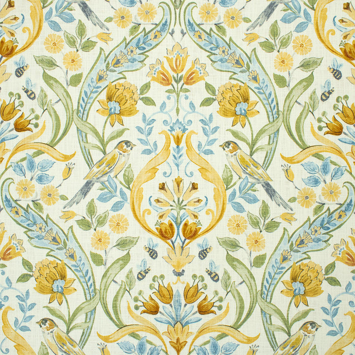 S6730 Honey by Greenhouse Designer Fabric 100% Cotton India 10,000 </p><p>Repeat: 27" H, 26.5" V 54" - Swanky Fabrics -