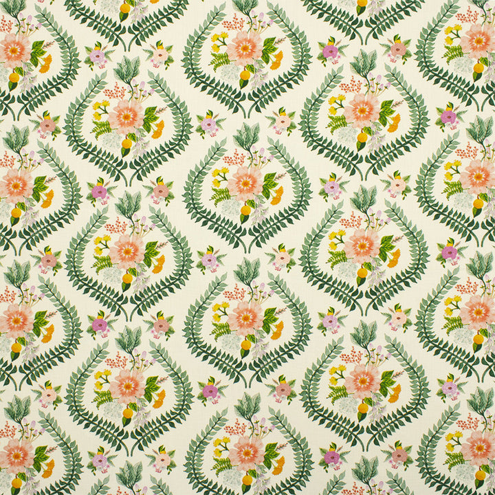S6751 Spring by Greenhouse Designer Fabric 100% Cotton India 10,000 </p><p>Repeat: 14.5" H, 8.75" V 54" - Swanky Fabrics -