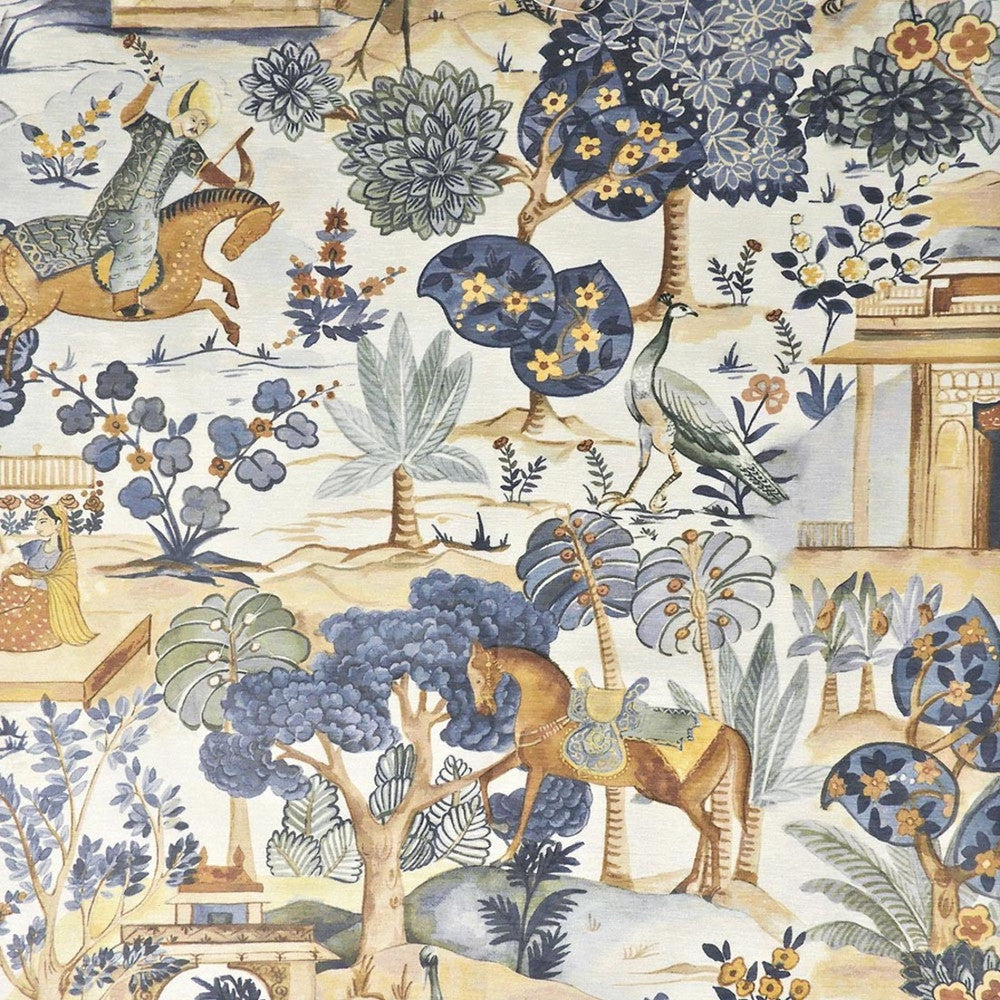 S6761 River by Greenhouse Designer Fabric 100% Polyester China 50,000 </p><p>Repeat: 27.25" H, 27" V 56" - Swanky Fabrics -