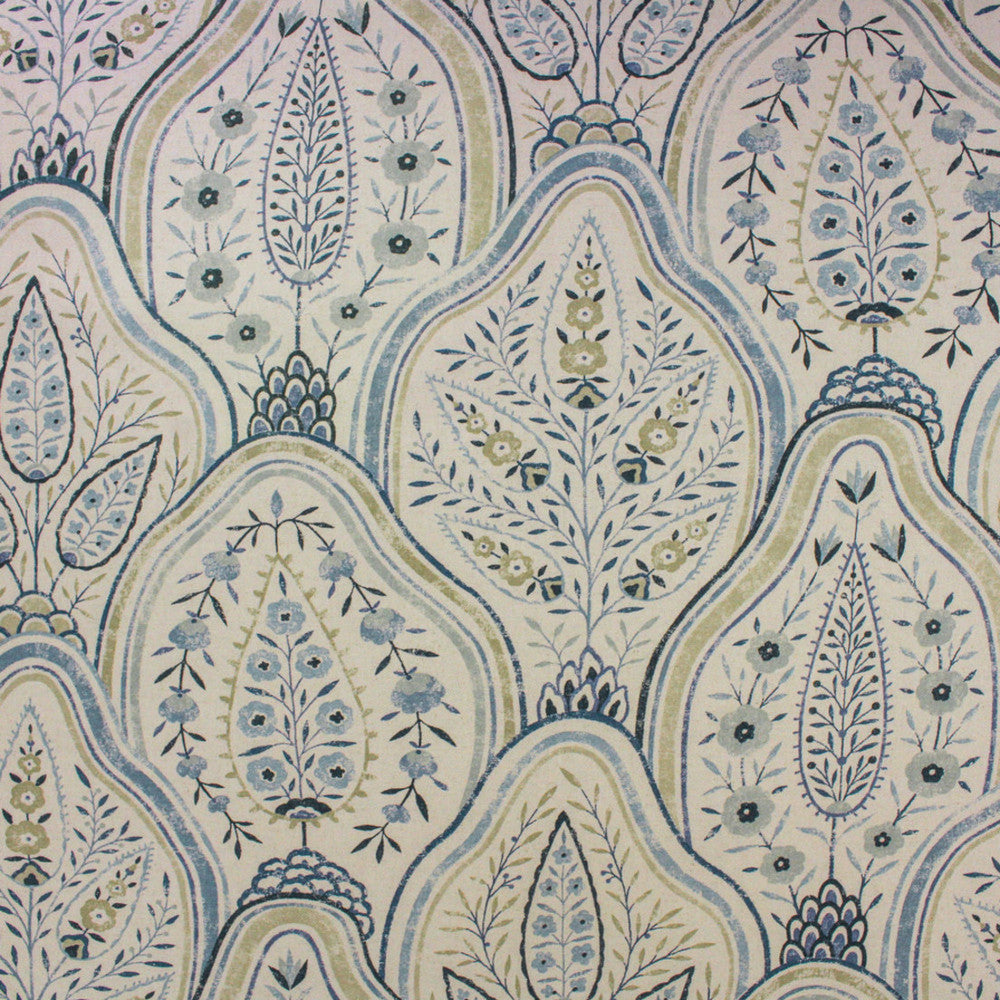 S6766 Island House by Greenhouse Designer Fabric 100% Cotton Pakistan 12,000 </p><p>Repeat: 13.5" H, 25.25" V 54" - Swanky Fabrics -