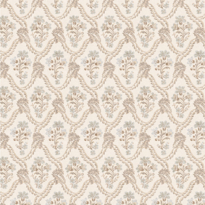 S6808 Cameo by Greenhouse Designer Fabric 90% Cotton, 10% Linen Spain 20,000 </p><p>Repeat: 13.58" H, 27.08" V 55" - Swanky Fabrics -