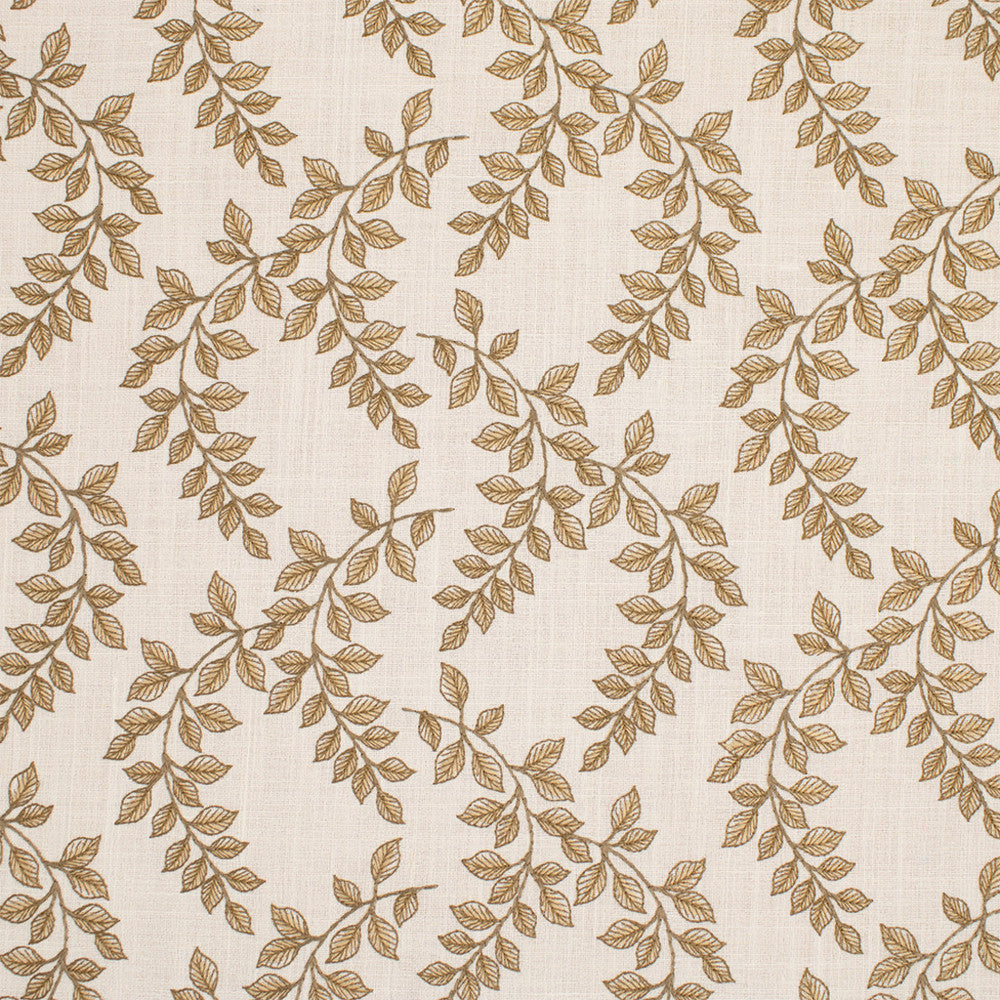 S6820 Natural by Greenhouse Designer Fabric 85% Polyester, 15% Cotton With 100% Polyester Embroidery India DRAPERY </p><p>Repeat: 10.25" H, 6.5" V 54" - Swanky Fabrics -