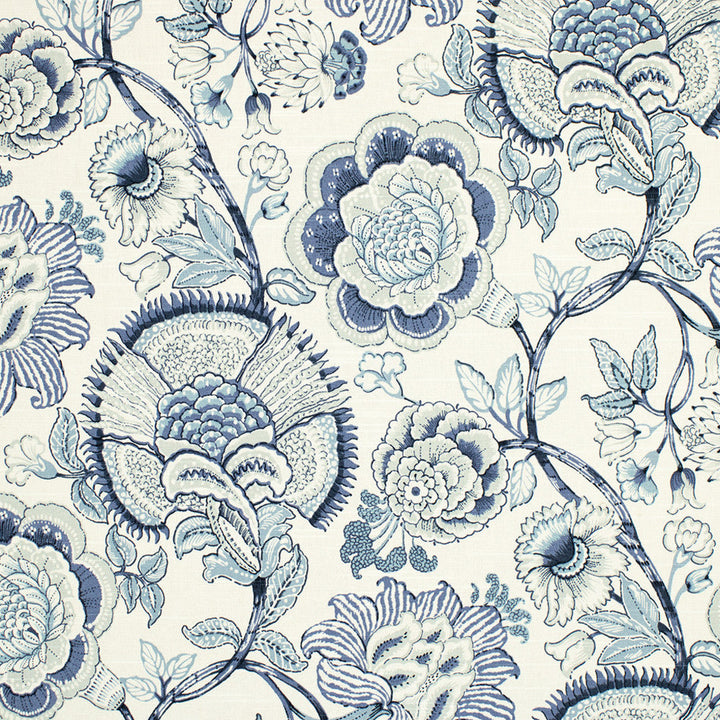 S6857 Lapis by Greenhouse Designer Fabric 100% Cotton Pakistan 12,000 </p><p>Repeat: 13.5" H, 25.25" V 54" - Swanky Fabrics -
