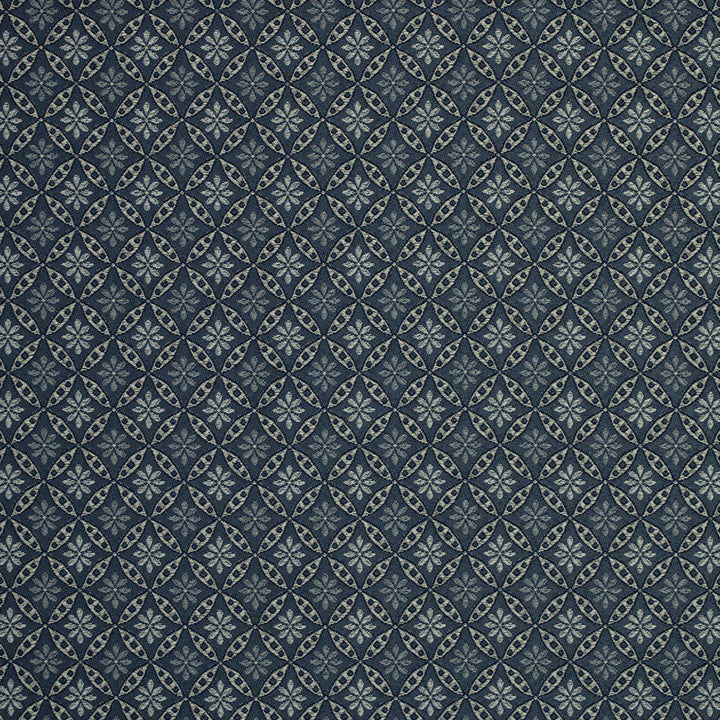 S6863 Blue by Greenhouse Designer Fabric 66.25% Pcr Polyester, 33.75% Polyester USA 63,000 </p><p>Repeat: 1.875" H, 1.875" V 58" - Swanky Fabrics -