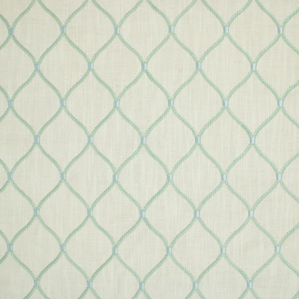 S6872 Sea Pearl by Greenhouse Designer Fabric 45% Viscose, 35% Polyester China DRAPERY </p><p>Repeat: 5.1" H, 4.3" V 56" - Swanky Fabrics -