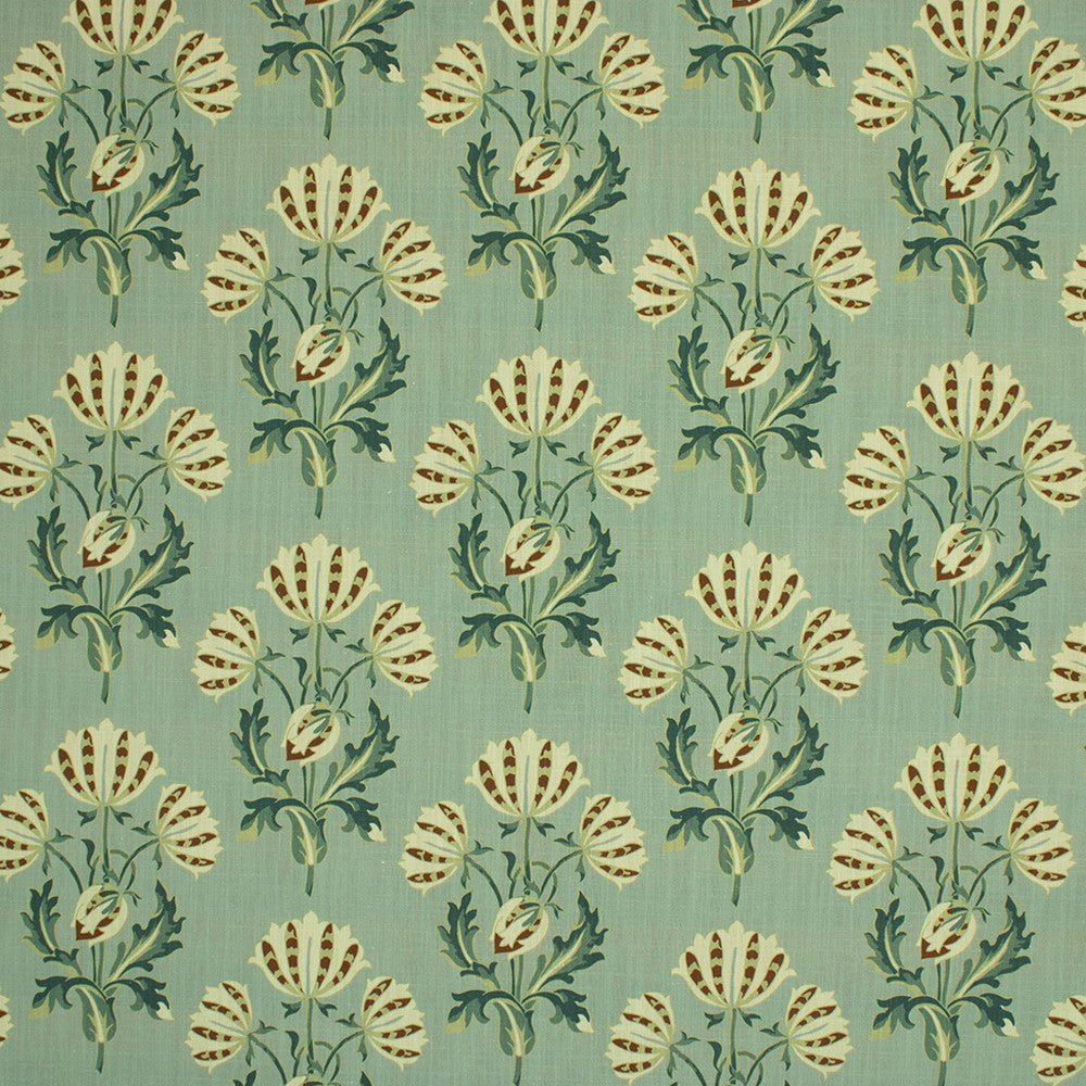 S6880 Cinder by Greenhouse Designer Fabric 97% Cotton, 3% Linen China 20,000 </p><p>Repeat: 9" H, 8.197" V 58" - Swanky Fabrics -