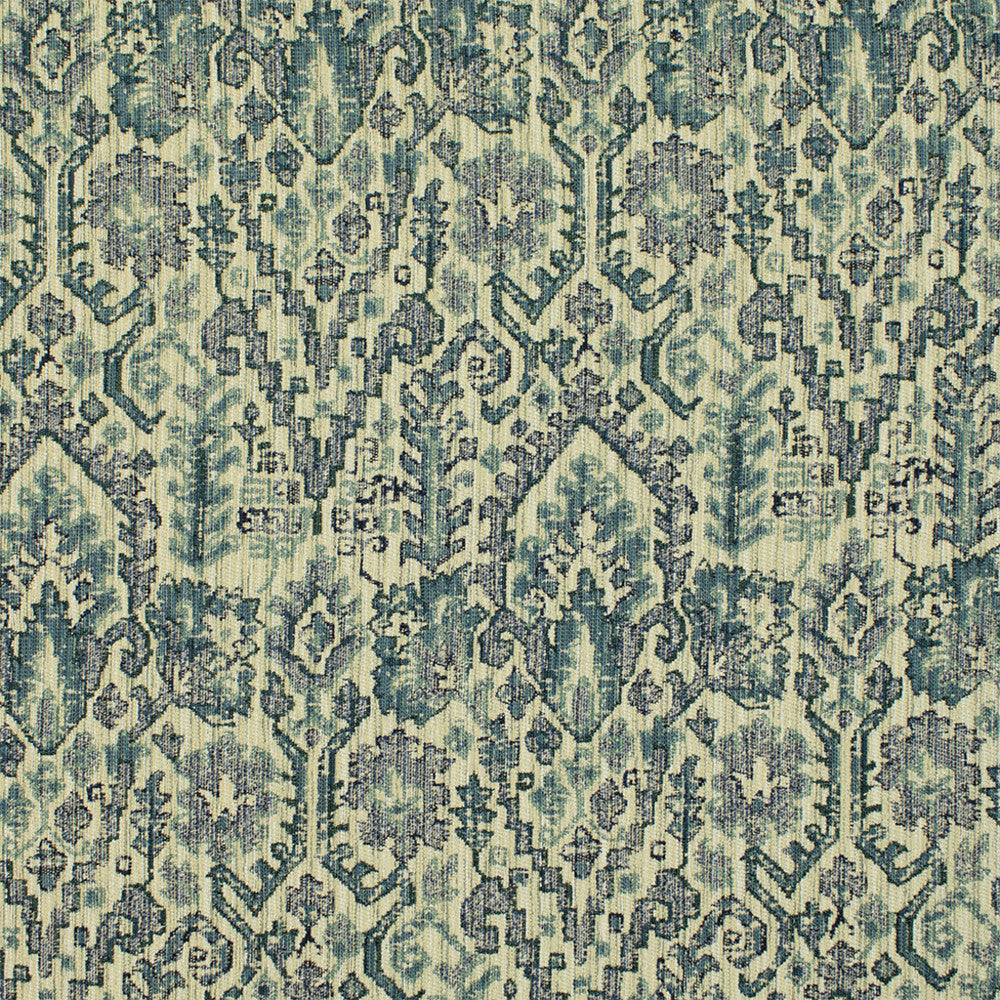 S6901 Peacock by Greenhouse Designer Fabric 50.32% Rayon, 27.33% Polyester, 20.16% Polyester (Uv), 2.19% Cotton USA 33,000 </p><p>Repeat: 27.875" H, 13.313" V 55" - Swanky Fabrics -
