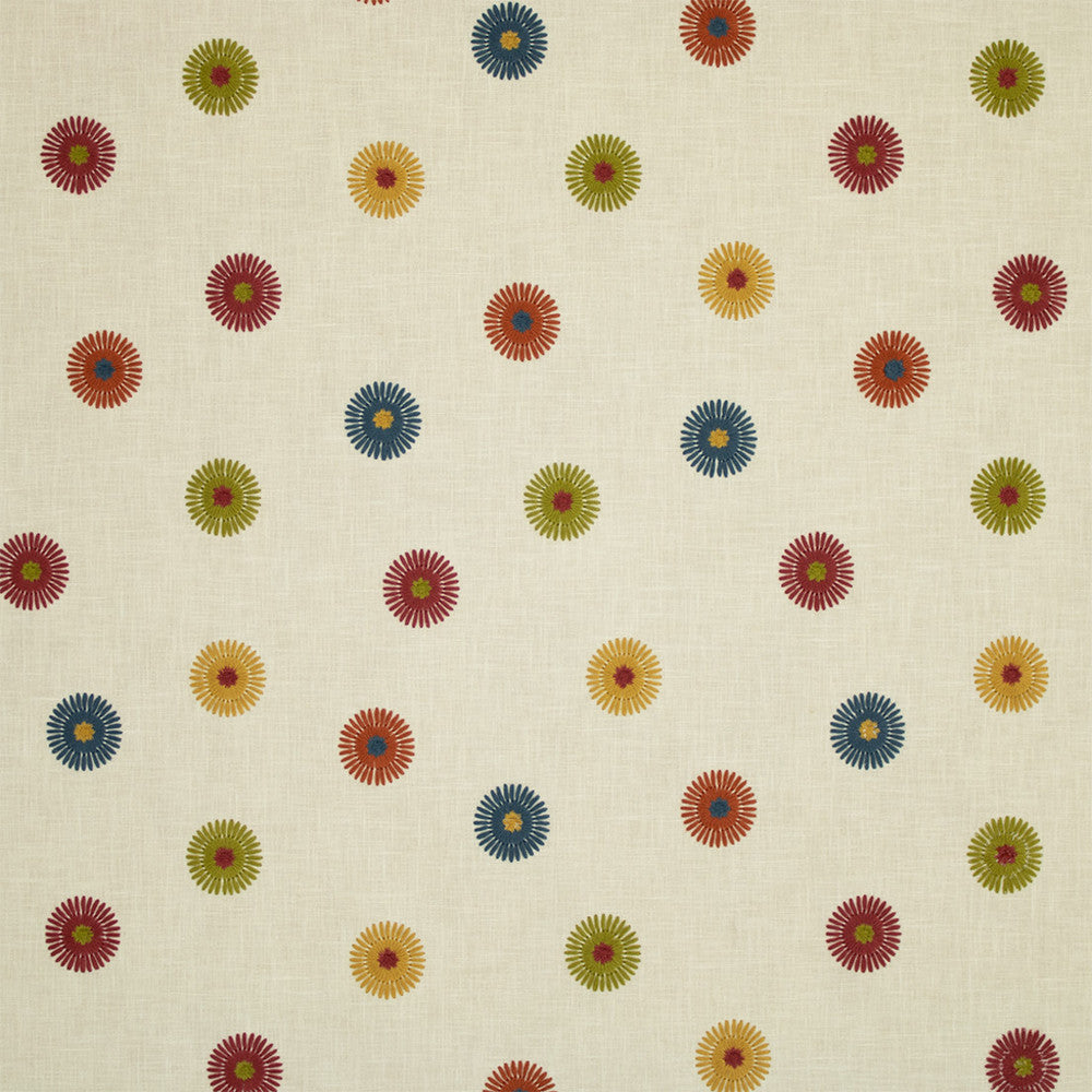 S6962 Carnival by Greenhouse Designer Fabric 52% Polyester, 48% Cotton With 100% Viscose Embroidery India DRAPERY </p><p>Repeat: 12.79" H, 12.79" V 54" - Swanky Fabrics -