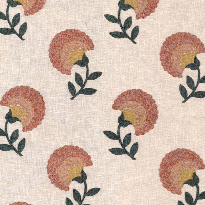S6972 Sienna by Greenhouse Designer Fabric 55% Polyester, 40% Cotton, 5% Linen With 60% Polyester, 25% Cotton, 15% Linen Embroidery India 70,000 </p><p>Repeat: 9" H, 9.3" V 54" - Swanky Fabrics -