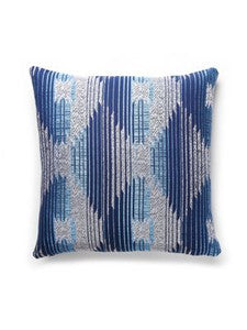 Scalamandre Pillow Tundra Blanket   22 X 22 - Ozone Blue S7TUNDPILL0001