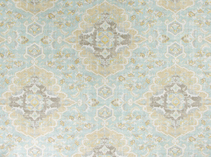 Sabra Spa 592 by Covington Designer Fabric our website for purchase 100% Cotton Duck Pakistan 50000+ Horizontal: 13.5" and Vertical: 24.5" 54" - Swanky Fabrics -