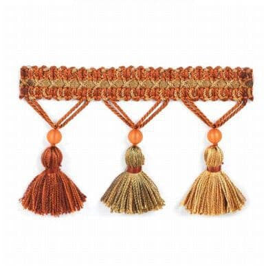 Saffron 10 Ginger by Stout Trim Stout Trim Saffron 10 GingerTrim INSPIRATIONS TRIM CHINA </p><p>Repeat: H: 0.000, V: 0.000 3 in - Fabric Carolina -