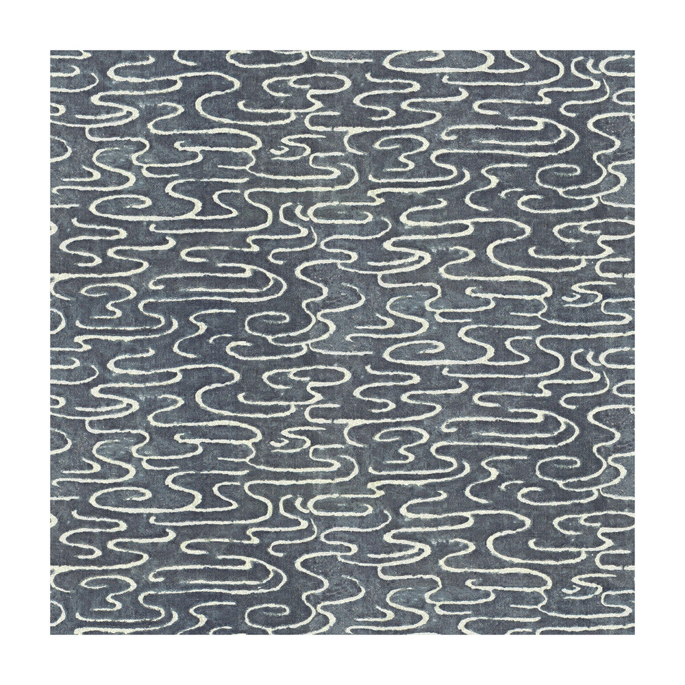 Sandtropez Indigo by Kravet Couture Designer Fabric LINHERR HOLLINGSWORTH BOHEME LINEN - 100% India HEAVY Horizontal: 54 and Vertical: 27.5 54 - Swanky Fabrics -