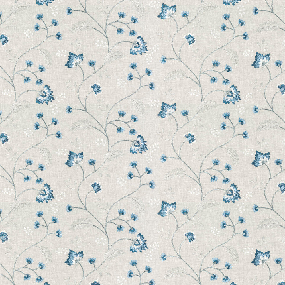 Sardinia 2 Cadet by Stout Designer Fabric RAINBOW LIBRARY HORIZON/LAKE 52%COT 48%POL %PEMB INDIA MARTINDALE WEAR TEST (28 000 CIRCULAR RUBS) Horizontal: 17.250 and Vertical: 9.125 52 in - Swanky Fabrics -