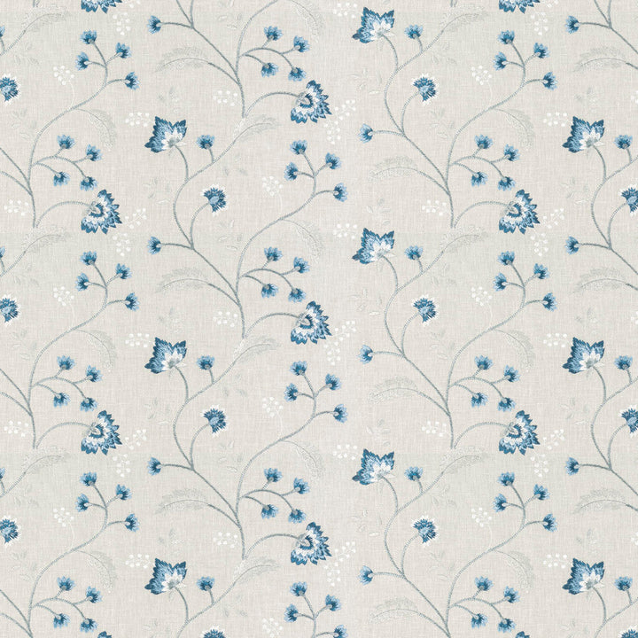 Sardinia 2 Cadet by Stout Designer Fabric RAINBOW LIBRARY HORIZON/LAKE 52%COT 48%POL %PEMB INDIA MARTINDALE WEAR TEST (28 000 CIRCULAR RUBS) Horizontal: 17.250 and Vertical: 9.125 52 in - Swanky Fabrics -