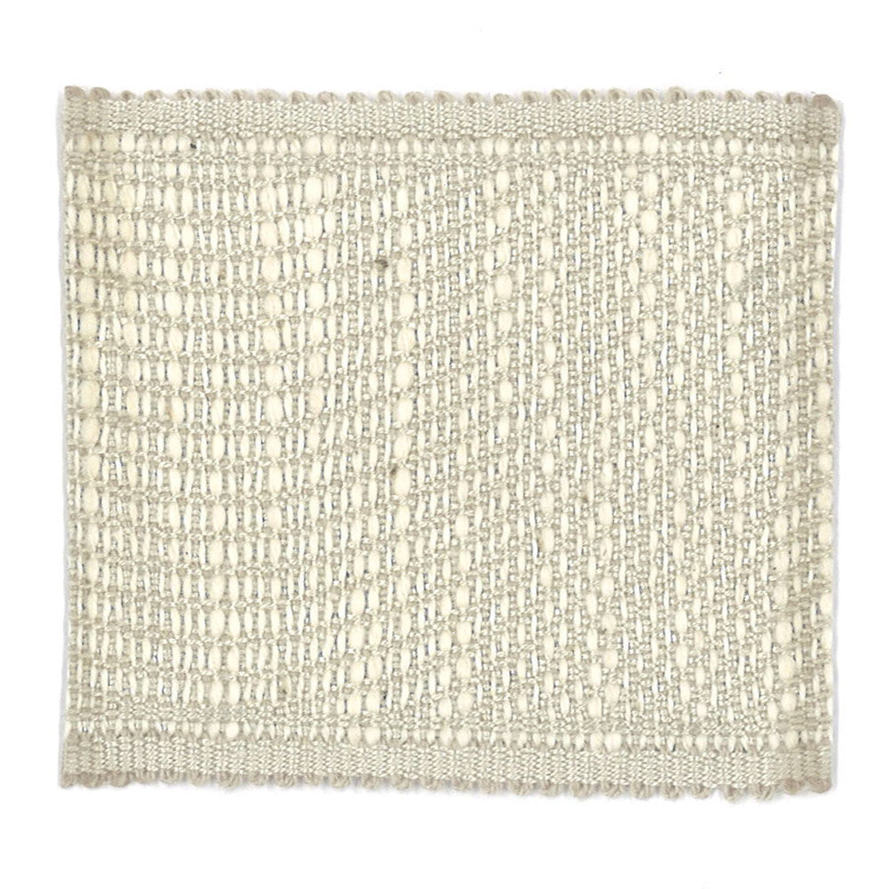 Sarossi 1 Oatmeal by Stout Designer Trim TREND ALERT TRIM 40%SVI 30%COT 30%LIN CHINA Horizontal: 3 and Vertical: 0 2.5 in - Swanky Fabrics -