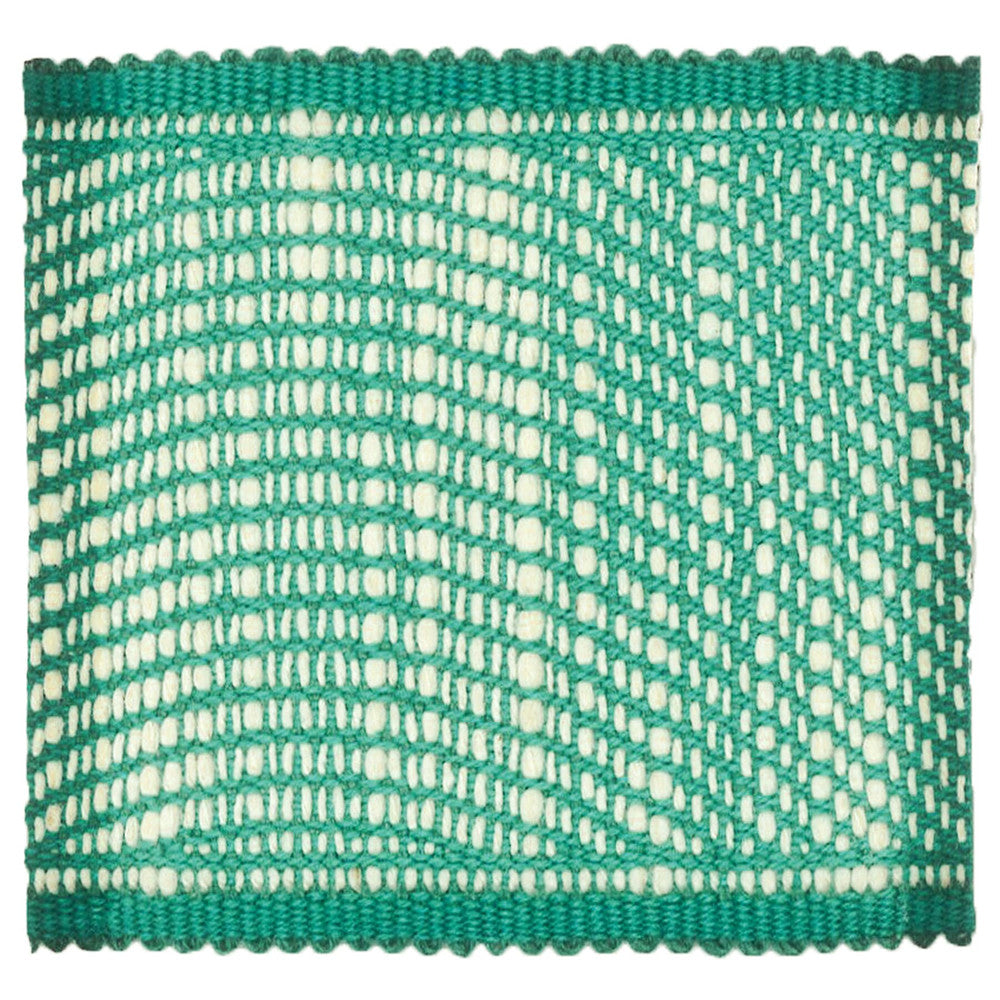 Sarossi 6 Turquoise by Stout Designer Trim TREND ALERT TRIM 40%SVI 30%COT 30%LIN CHINA Horizontal: 3 and Vertical: 0 2.5 in - Swanky Fabrics -