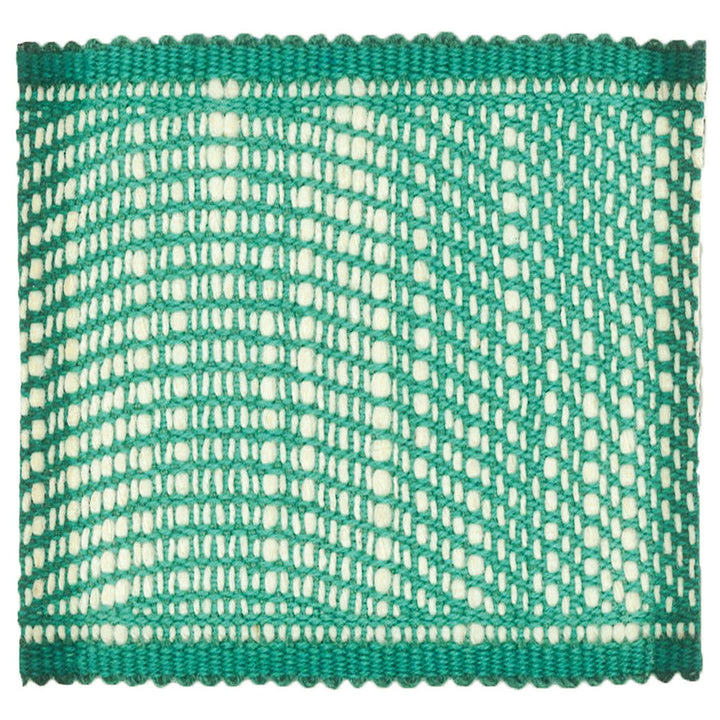 Sarossi 6 Turquoise by Stout Trim Stout Trim Sarossi 6 TurquoiseTrim TREND ALERT TRIM 40%SVI 30%COT 30%LIN CHINA </p><p>Repeat: H: 3.000, V: 0.000 2.5 in - Fabric Carolina -