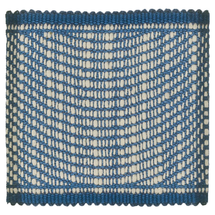 Sarossi 7 Blue by Stout Designer Trim TREND ALERT TRIM 40%SVI 30%COT 30%LIN CHINA Horizontal: 3 and Vertical: 0 2.5 in - Swanky Fabrics -