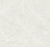 Seabrook Designs Wallpaper Tarra Monstera Leaf White Sand SC20205