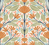 Seabrook Designs Wallpaper Carmela Folk Floral Summer Ends SC20606