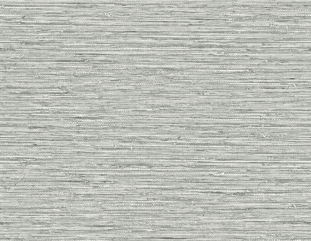 Isla Faux Jute Half Moon Grey SC20908 by Seabrook Designs Designer Wallpaper