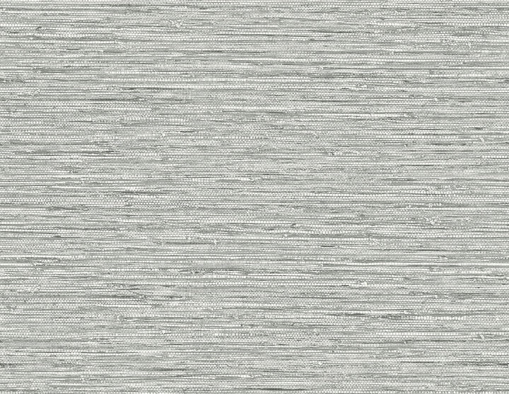 Isla Faux Jute Half Moon Grey SC20908 by Seabrook Designs Designer Wallpaper
