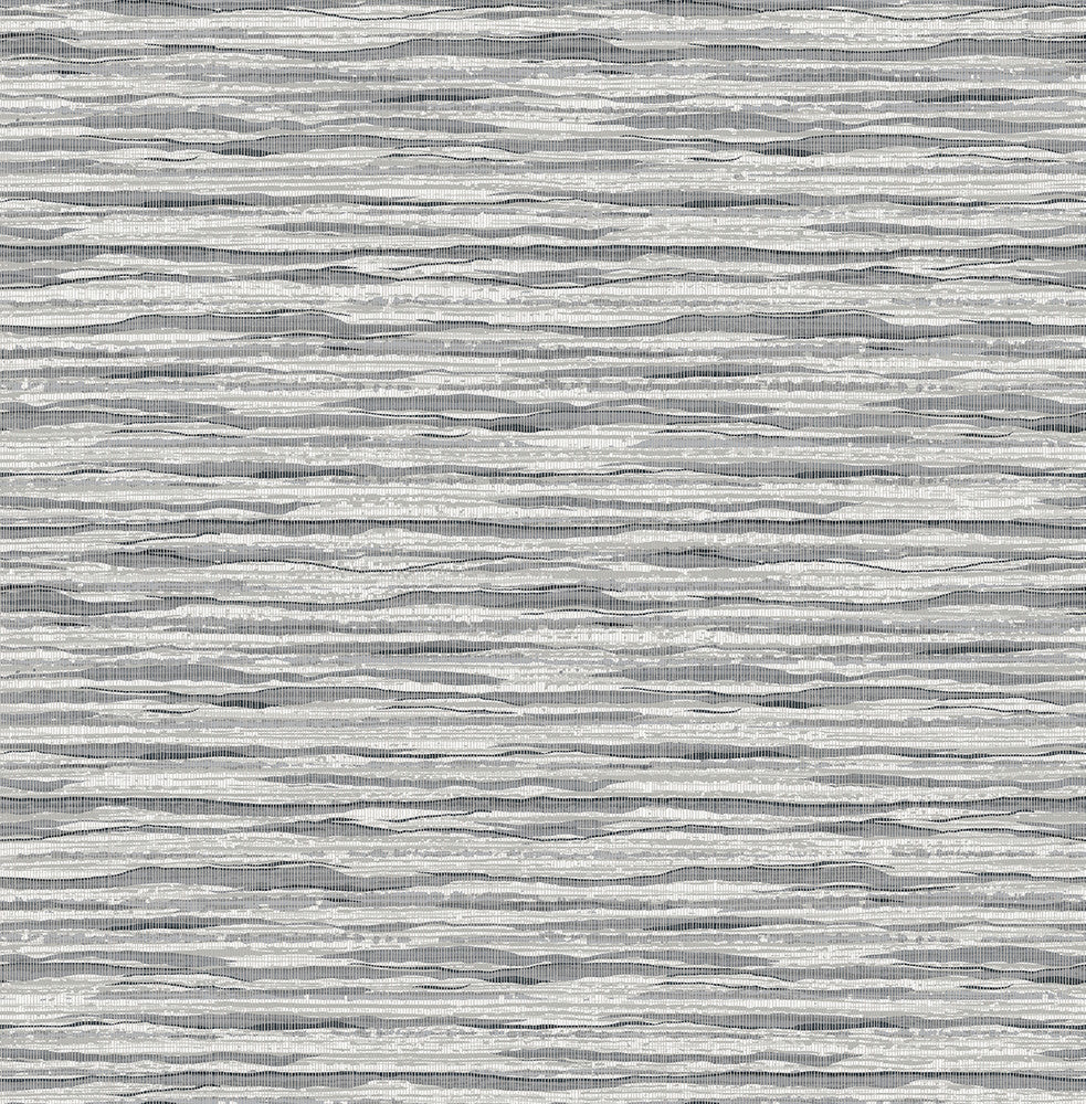 Skye Wave Stringcloth Rainy day Surf SC21100 by Seabrook Designs Designer Wallpaper