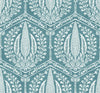 Seabrook Designs Wallpaper Cyrus Harvest Mediterranean Blue SC21402