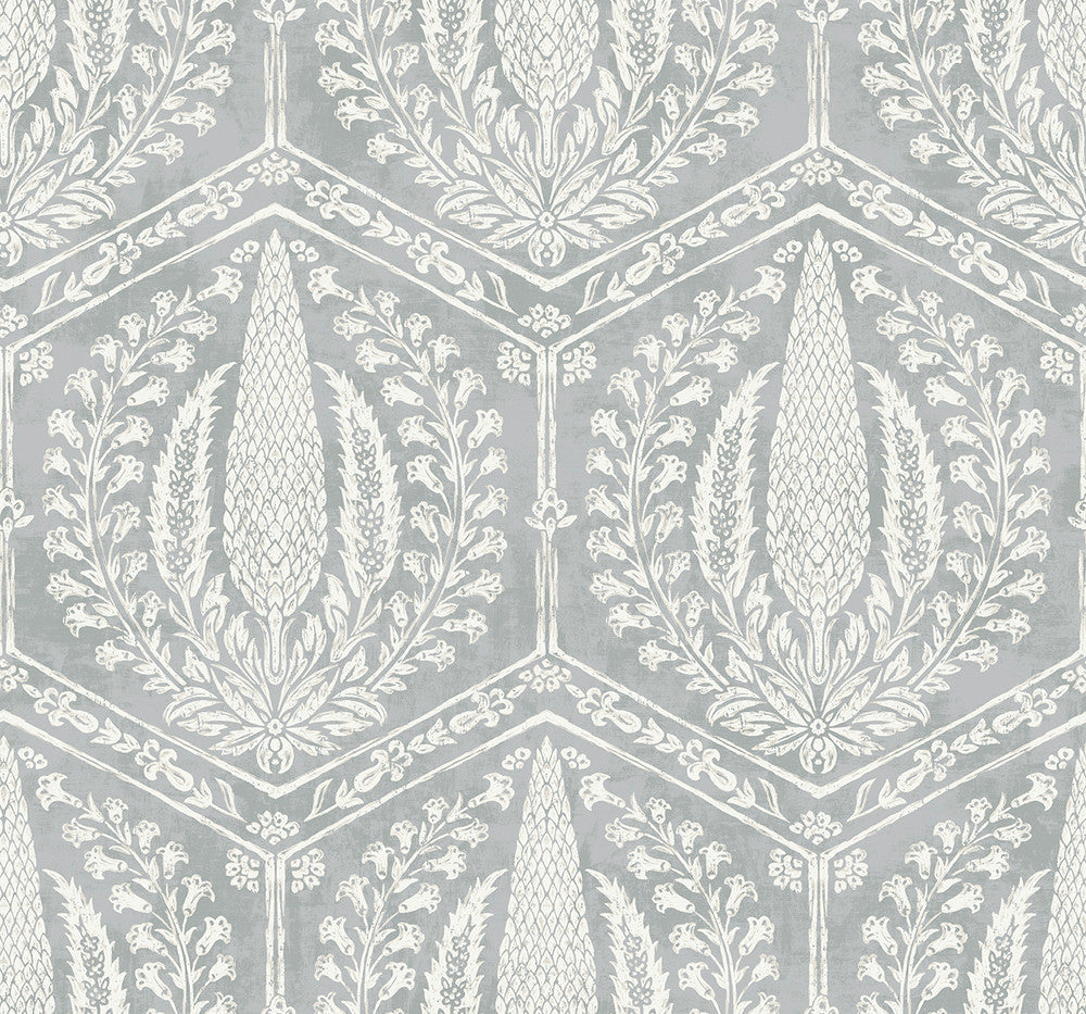 Cyrus Harvest Horizon Grey SC21408 by Seabrook Designs Designer Wallpaper
