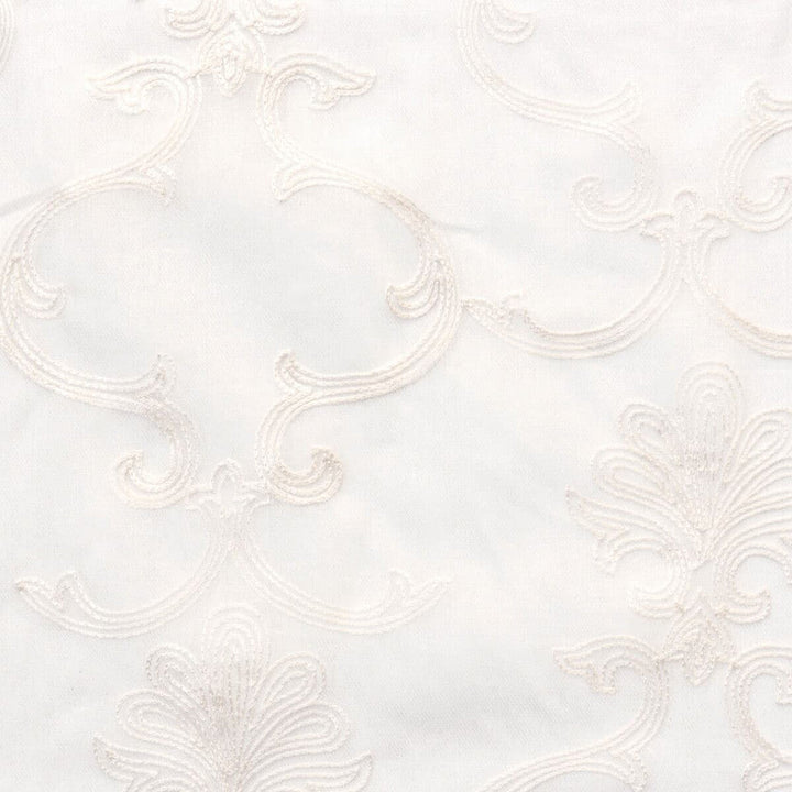 Scaffold 1 Vanilla by Stout Designer Fabric COLOR MY WINDOW EMBROIDERY/SNOW 100%POL %CEMB CHINA </p><p>Repeat: 13.5 52 in - Swanky Fabrics -