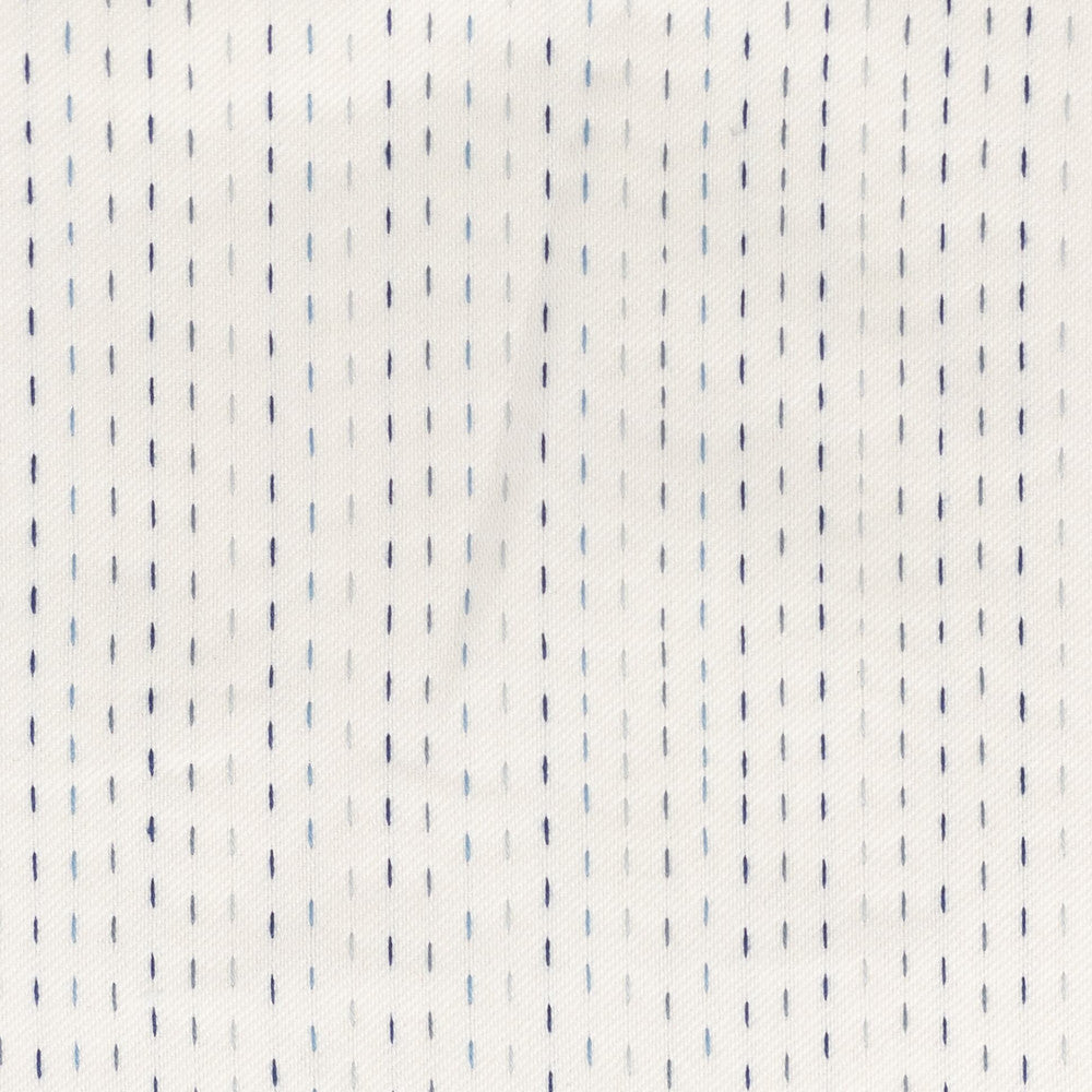 Scion 1 Sky by Stout Designer Fabric LIVING IS EASY BREEZE/SKY 100%UV USA FLAME RETARDANT-N.F.P.A. 701 SMALL SCALE Horizontal: 0.000 and Vertical: 0.000 56 in - Swanky Fabrics -